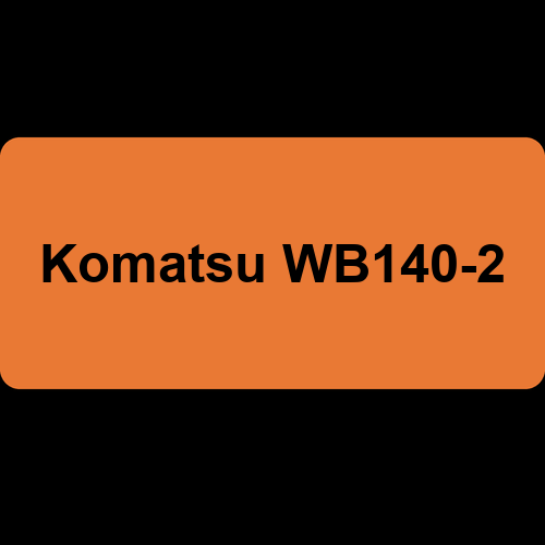 Komatsu WB140-2